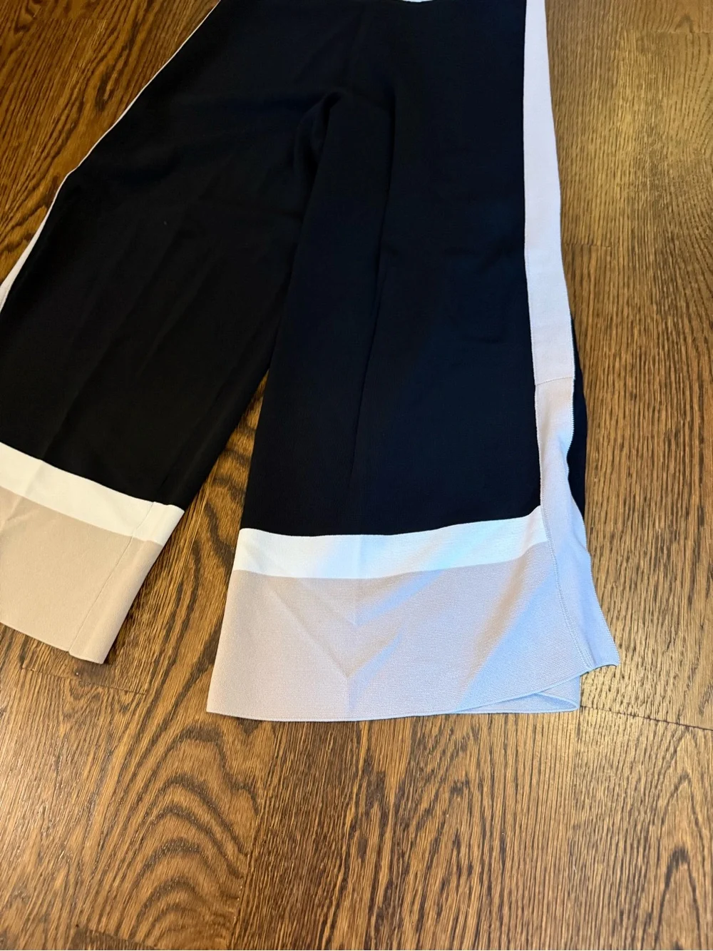 Joseph Ribkoff Black Top with White Contrast Collar